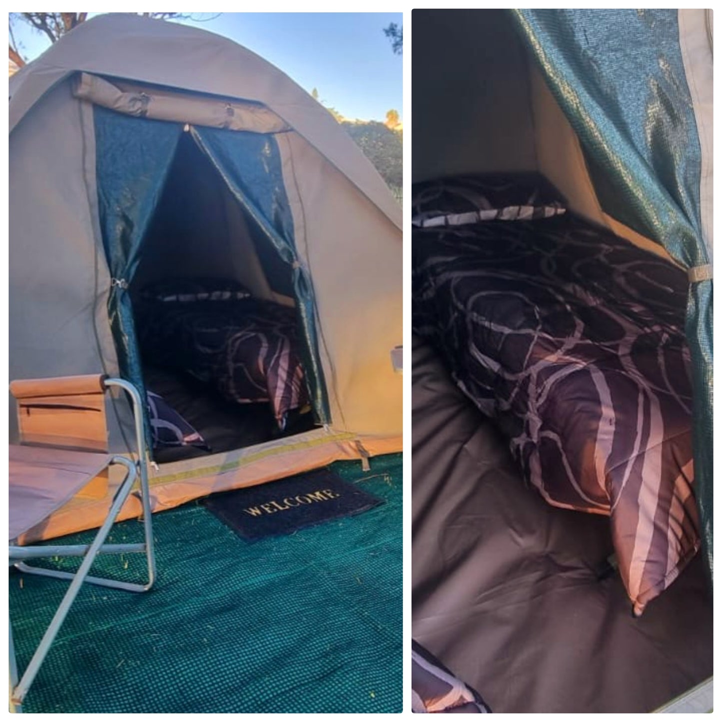 Canvas Dome Tent for Two (Per Night)